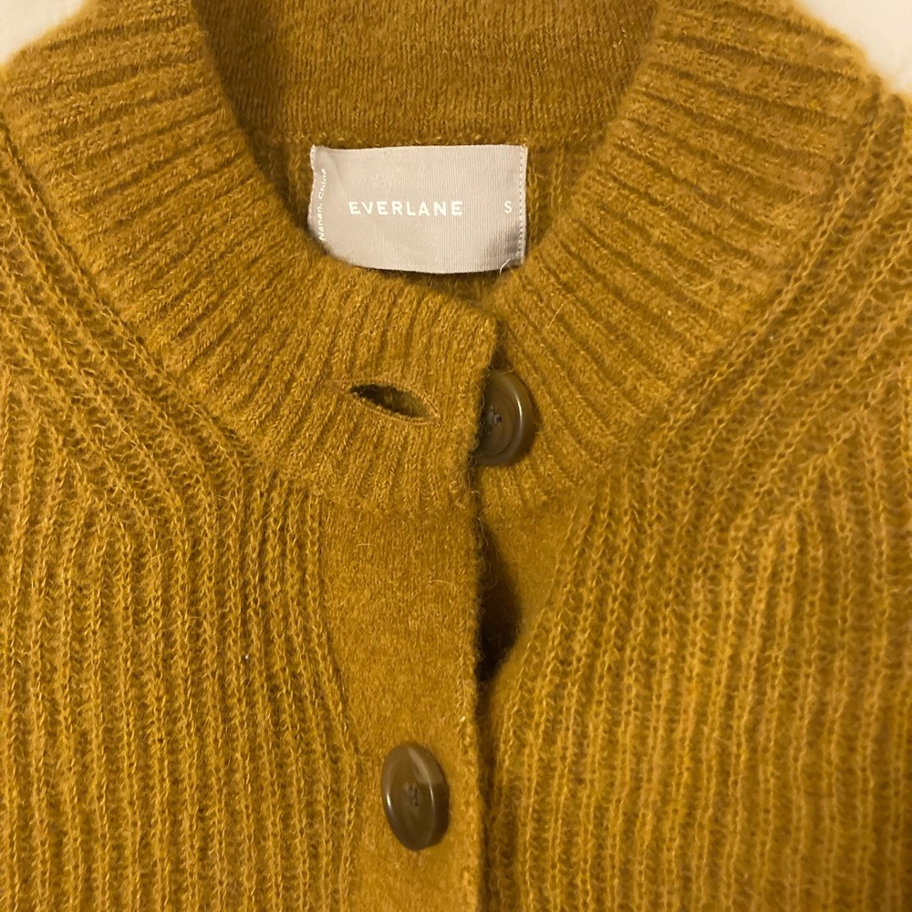 Everlane alpaca cardigan